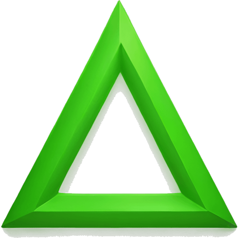 green up triangle emoji