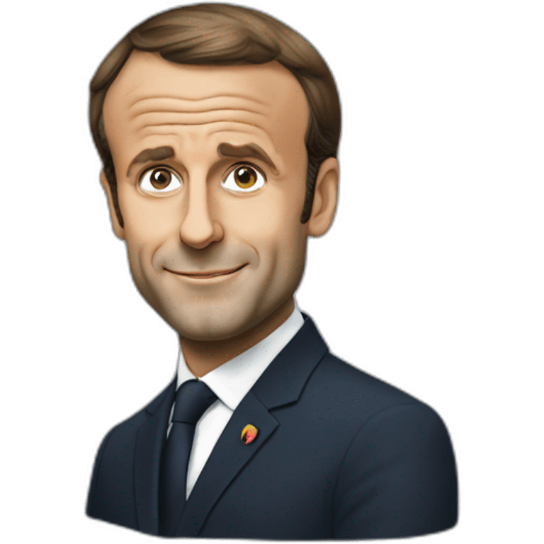 Emmanuel Macron emoji