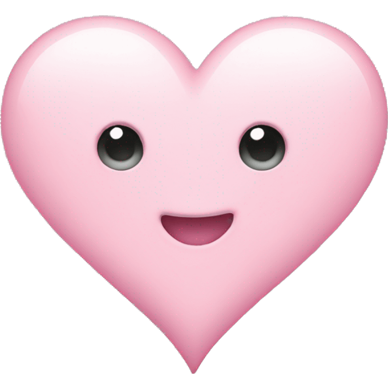 Light pink heart emoji