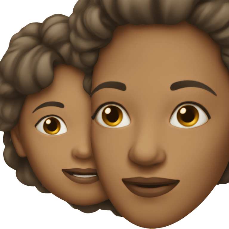 Mother and daughter  emoji