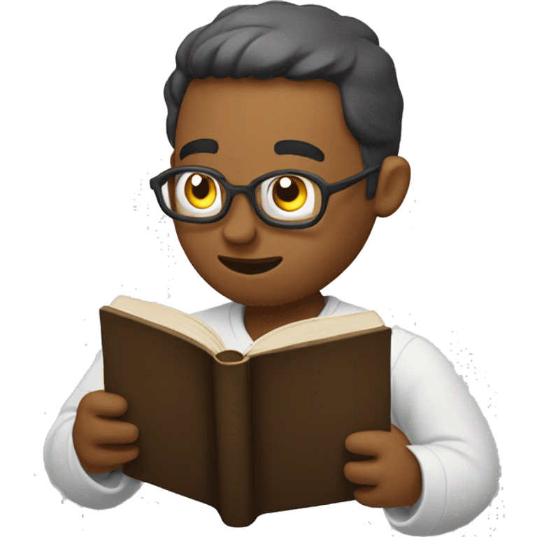 Man reading a Bible  emoji