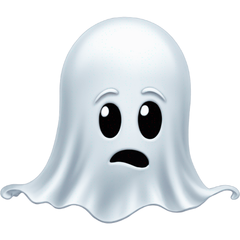 A funny ghost emoji