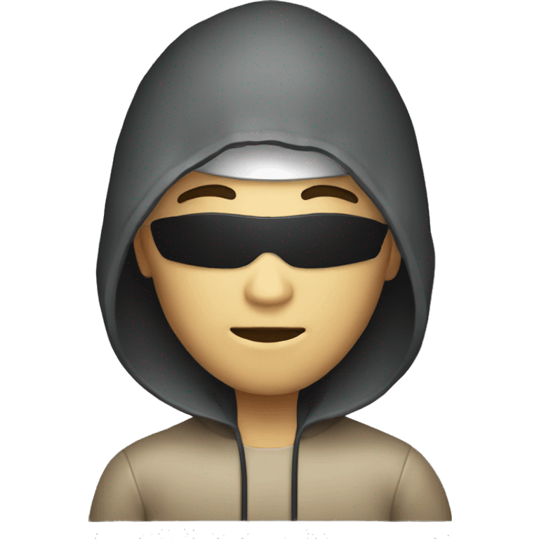 hacker behind the laptop emoji