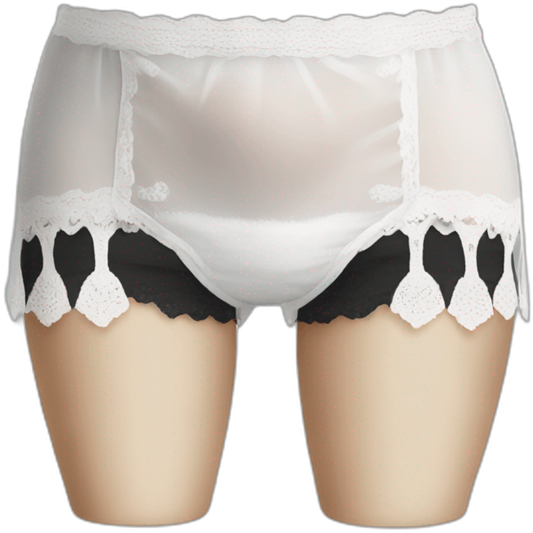 white-knickers-stockings-black-skirt both sides emoji