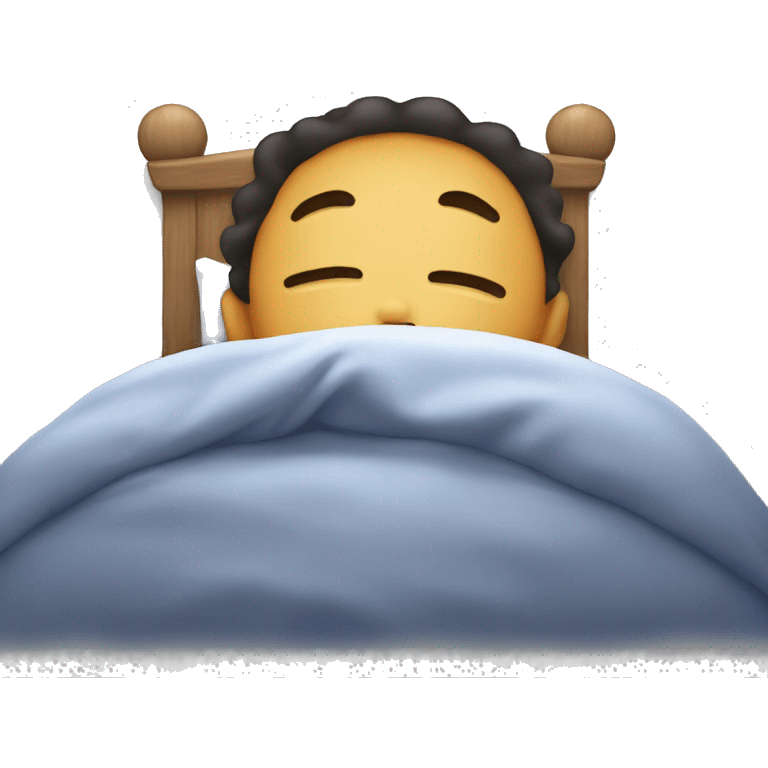 Lazy boy in bed emoji