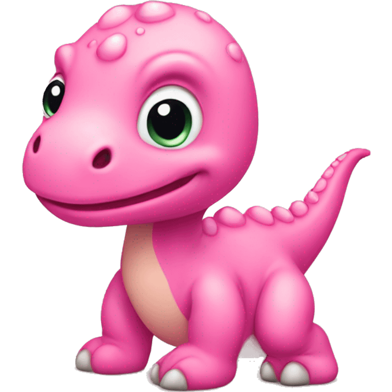 Pink baby dinosaur  emoji