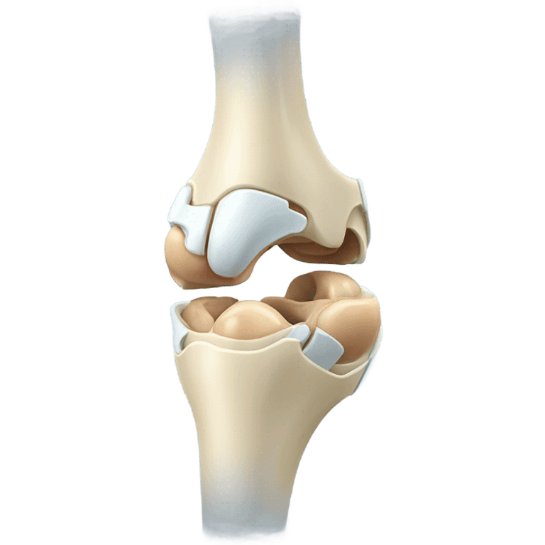 The presence in which one has resembling the surgical modification of the patella part of the body emoji