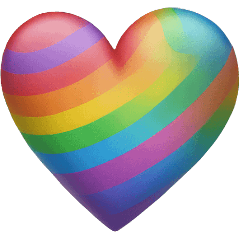 Rainbow heart emoji