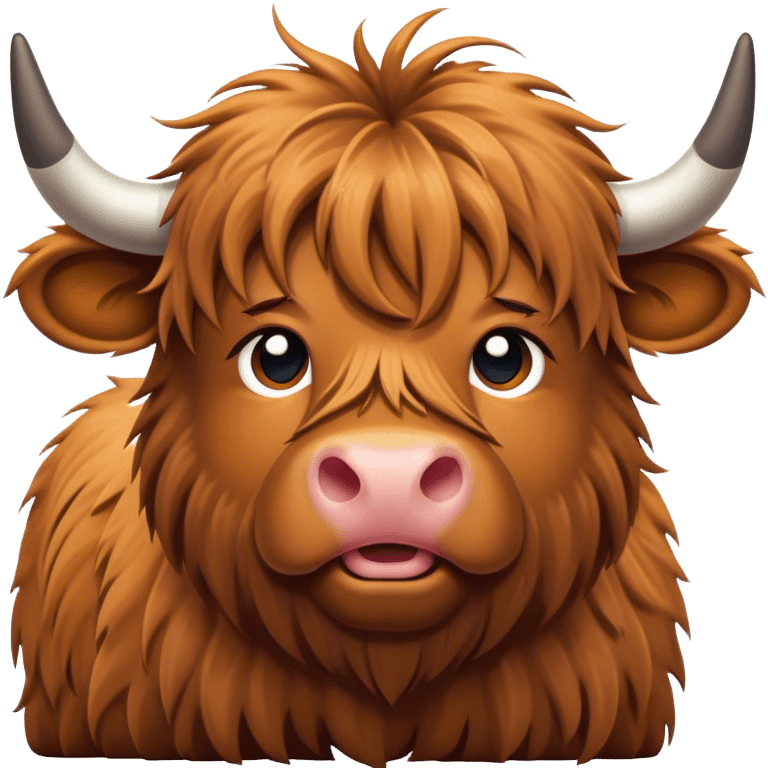 Highland cow  emoji