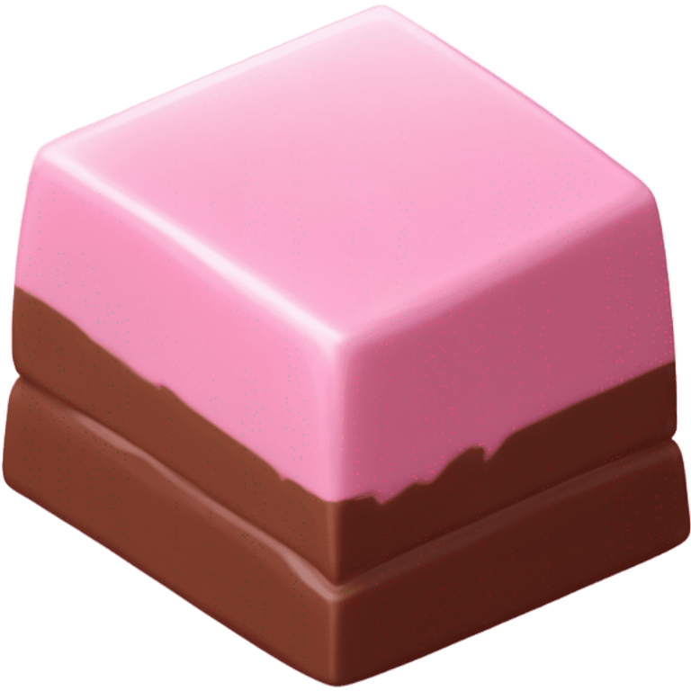 light pink chocolate emoji