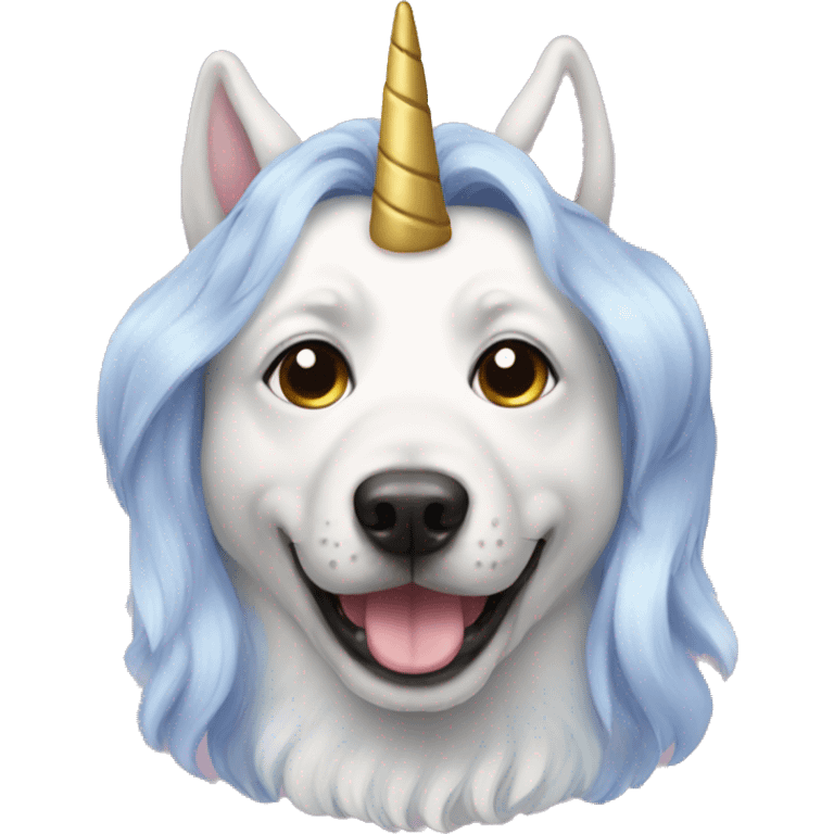 Dog mixed with unicorn  emoji