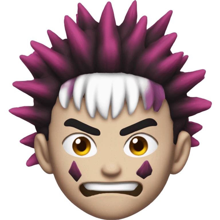 Exploding head katakuri emoji