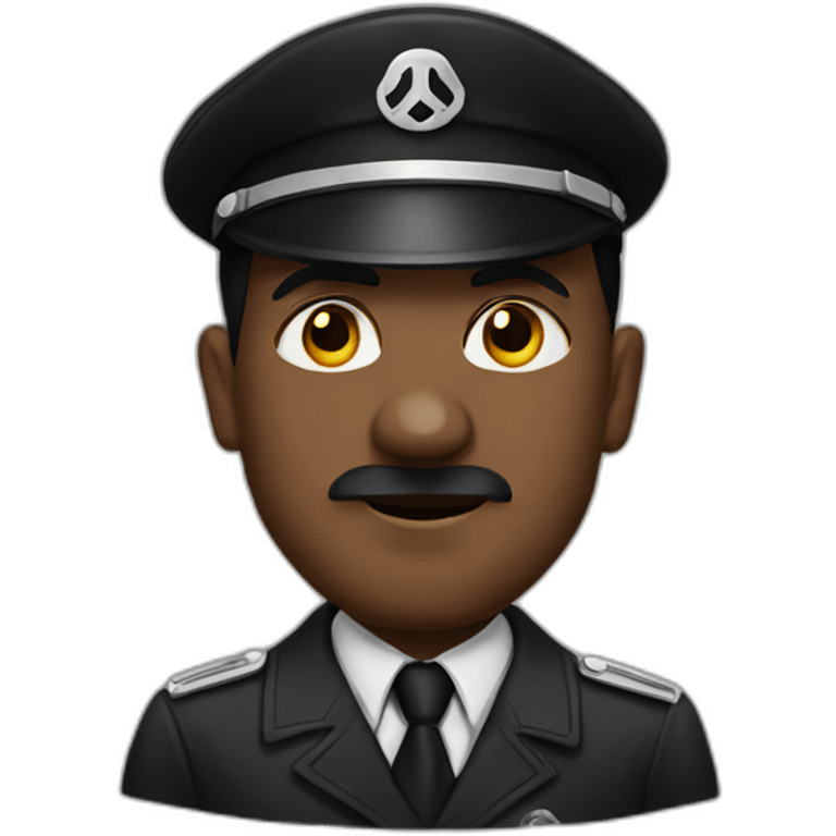 hitler being black emoji