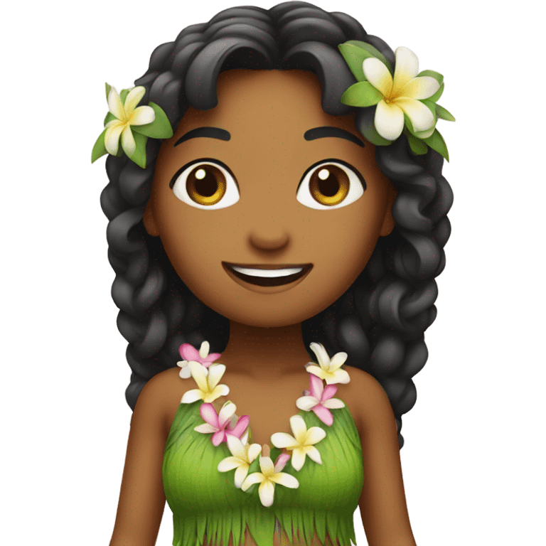 Hula girl  emoji