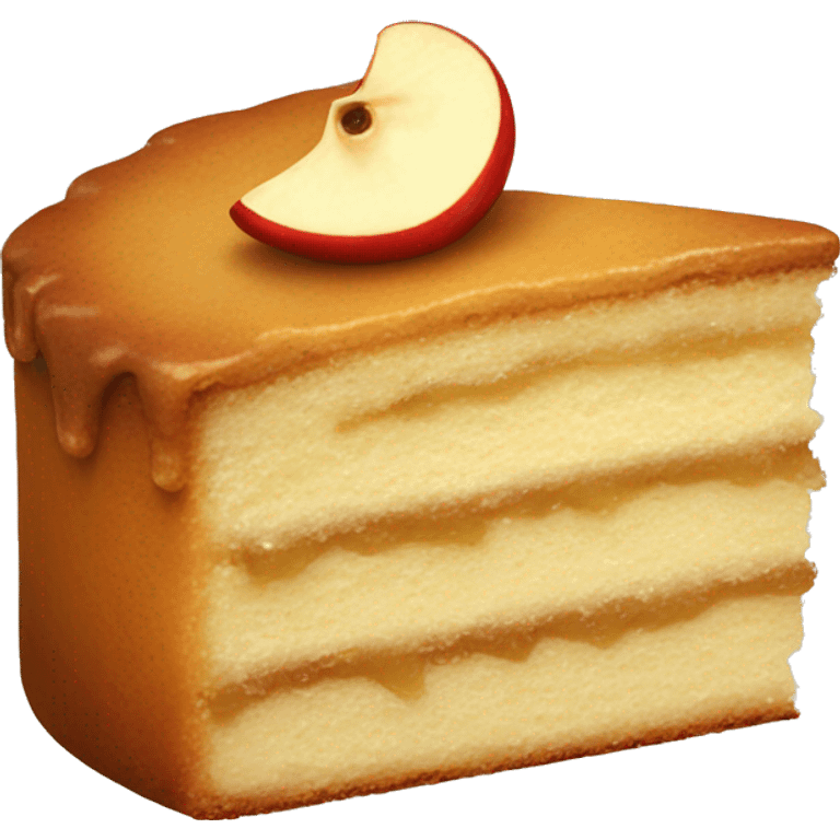 Apple cake emoji