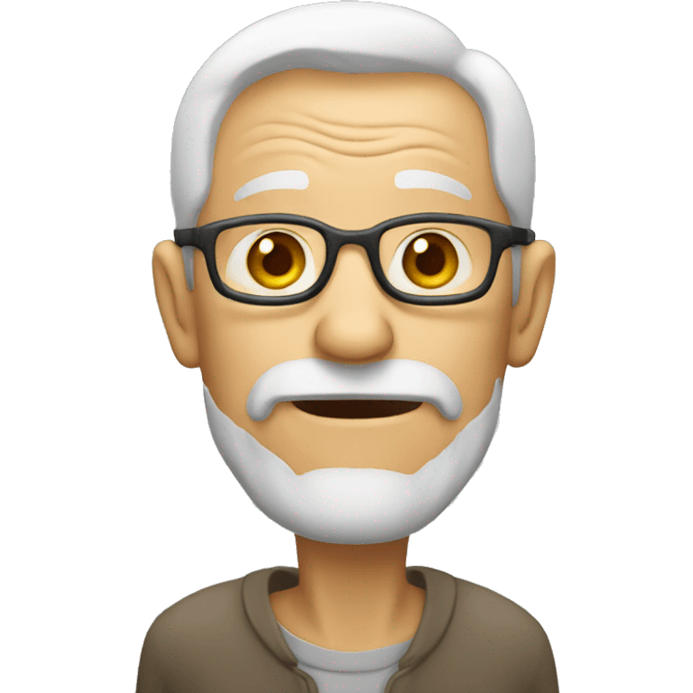 old man Talking emoji