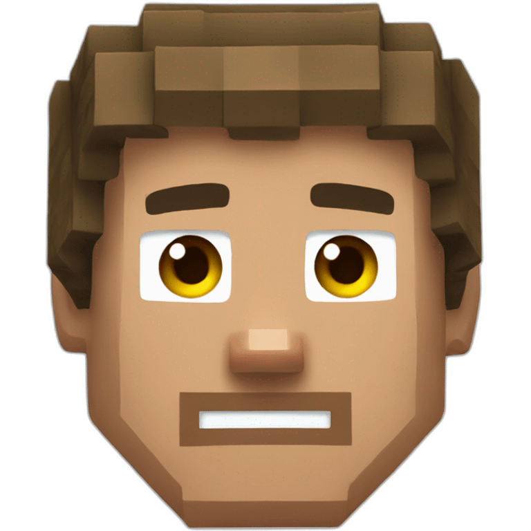 Steve minecraft emoji