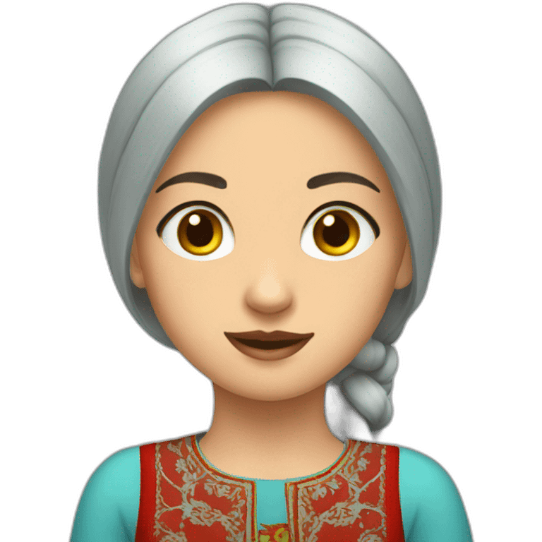 Tatar girl emoji