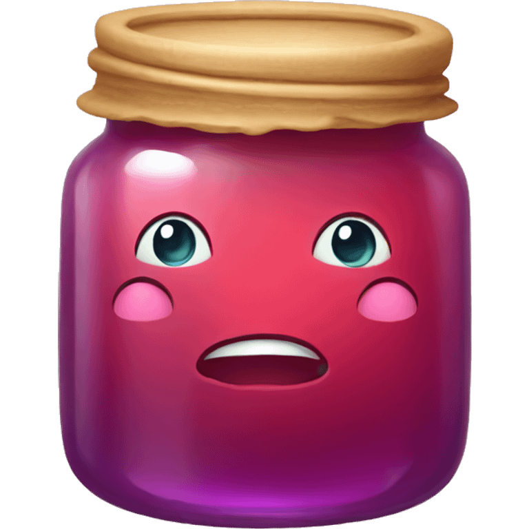 impressed jar of jelly emoji