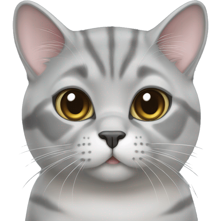 Scottish straight silver chinchilla breed cat emoji