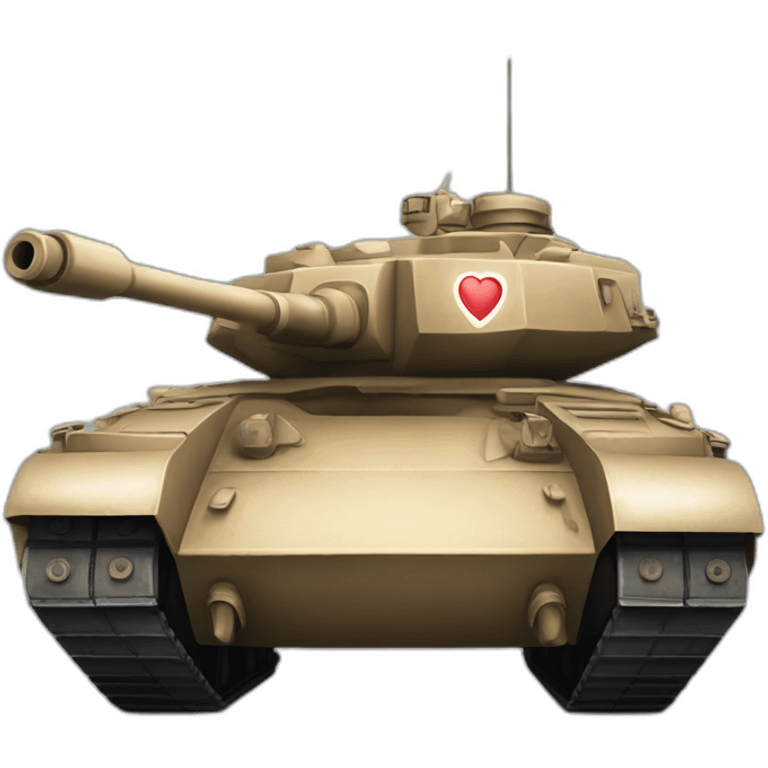 tank with hearts emoji