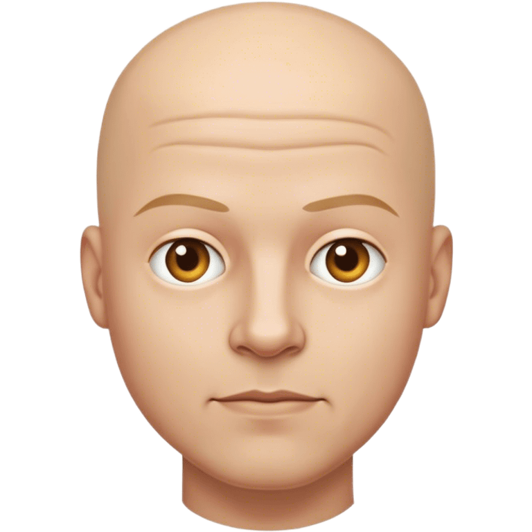 Bald man emoji