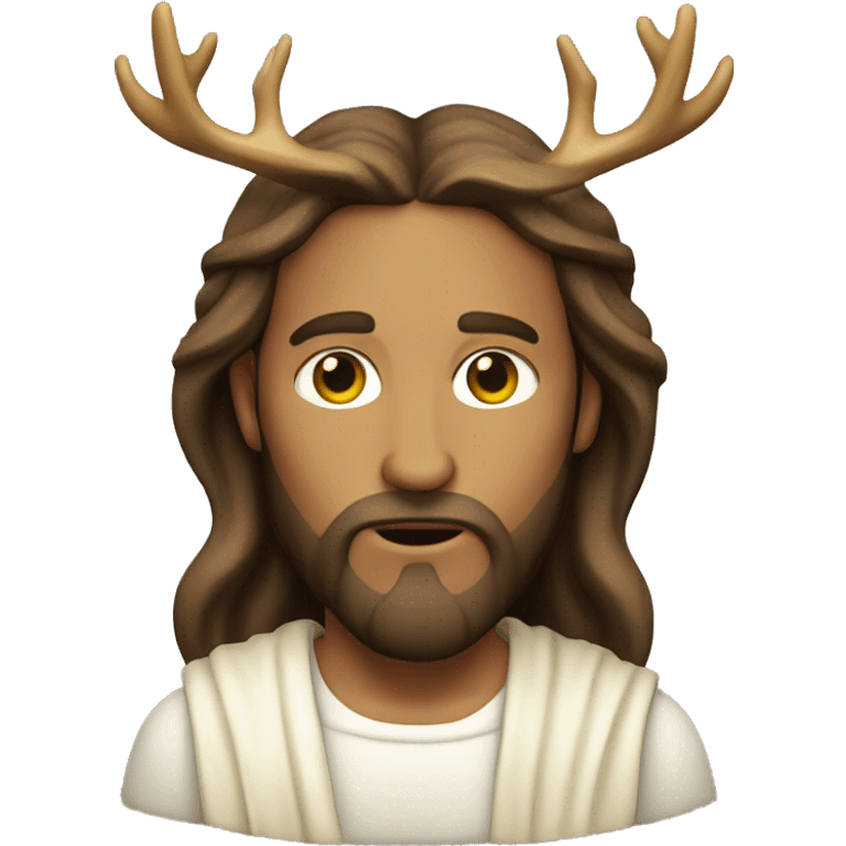 deer jesus emoji