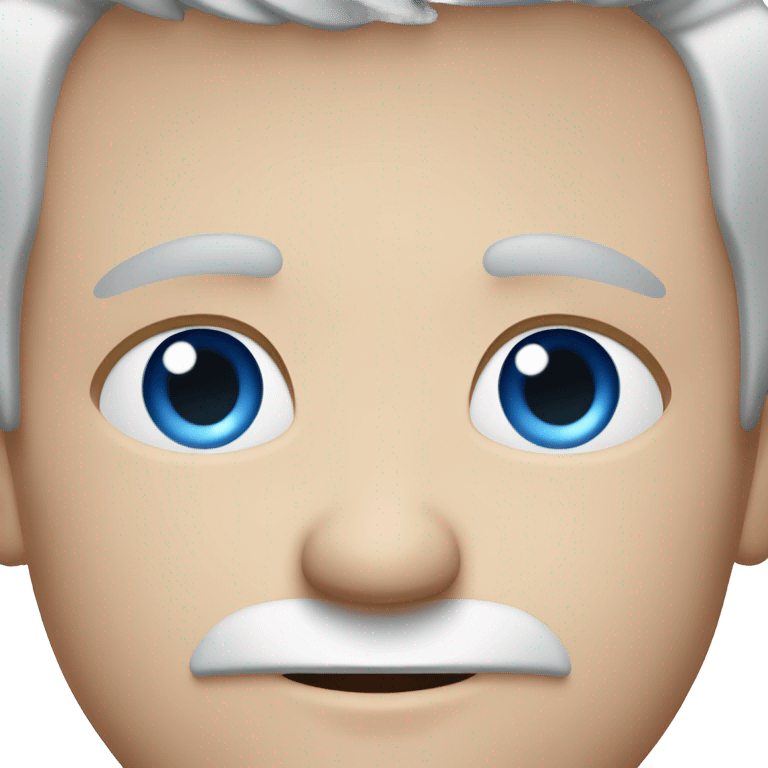 Imagine Marty with blue eyes, receding white hair emoji