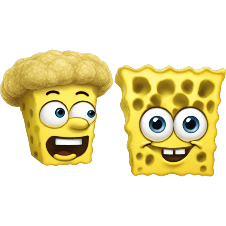 spongebob with a bob jhair emoji