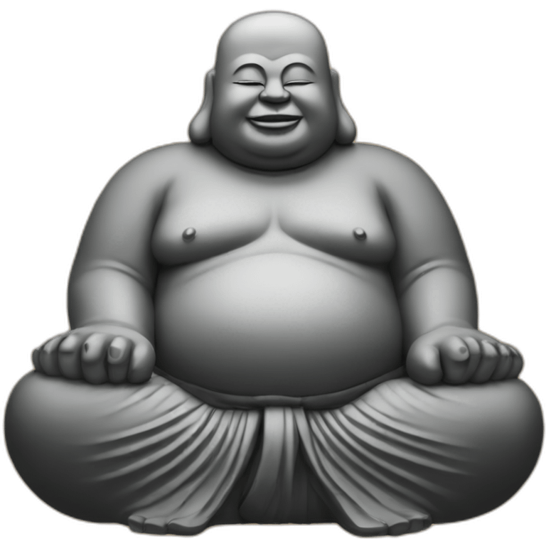 Big foot buddha emoji