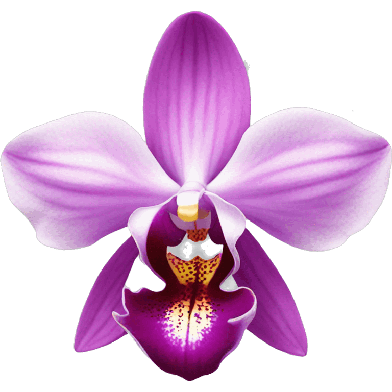 orchid flower emoji