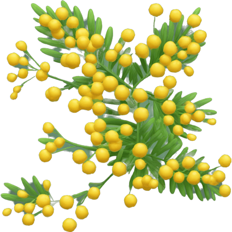 mimosa flowers emoji