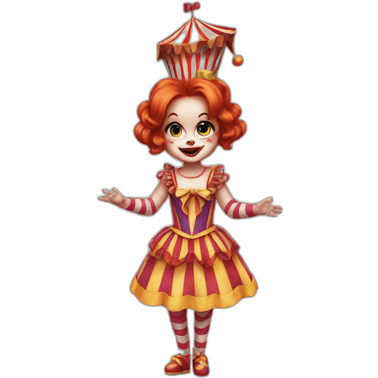 Circus baby emoji