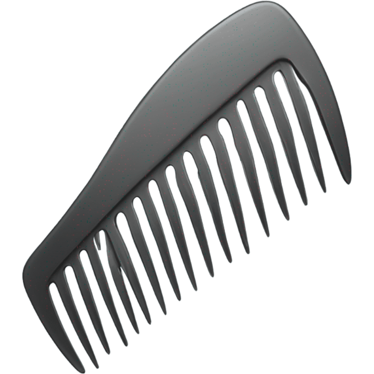 hair comb emoji