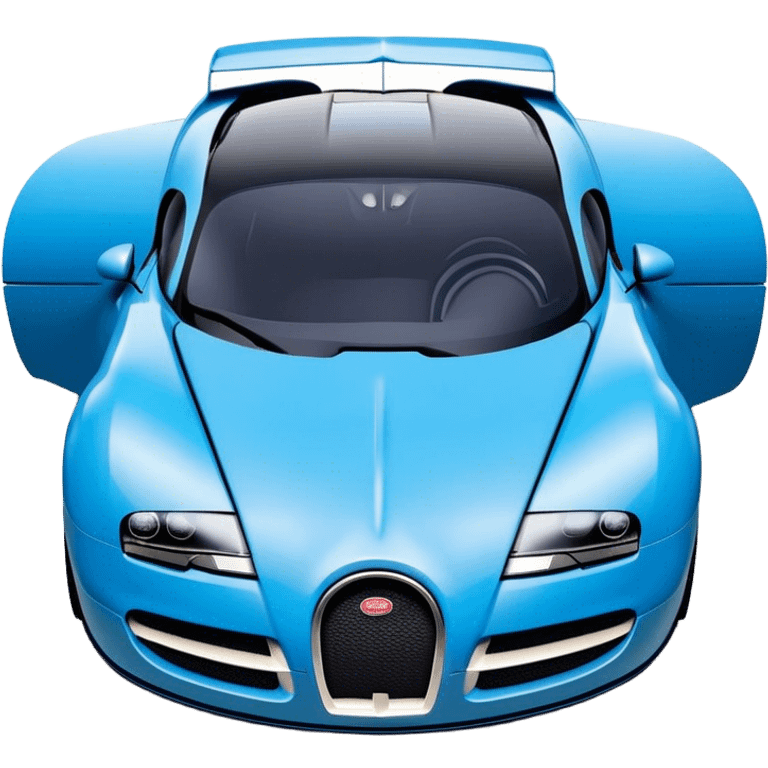 Bugatti Veyron - Bugatti (Model Year: 2020) (Iconic colour: Blue) emoji