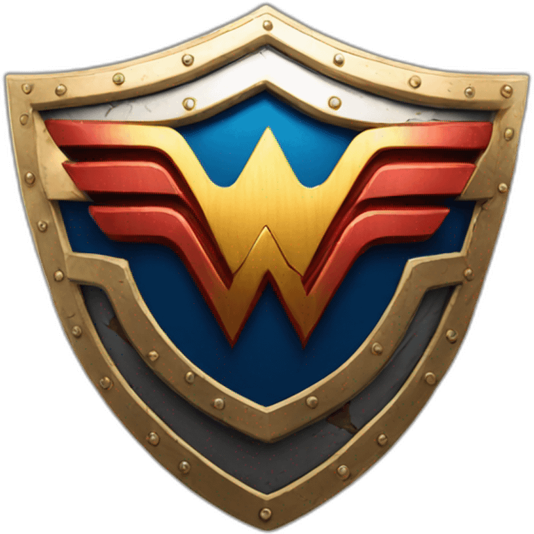 wonder woman shield emoji