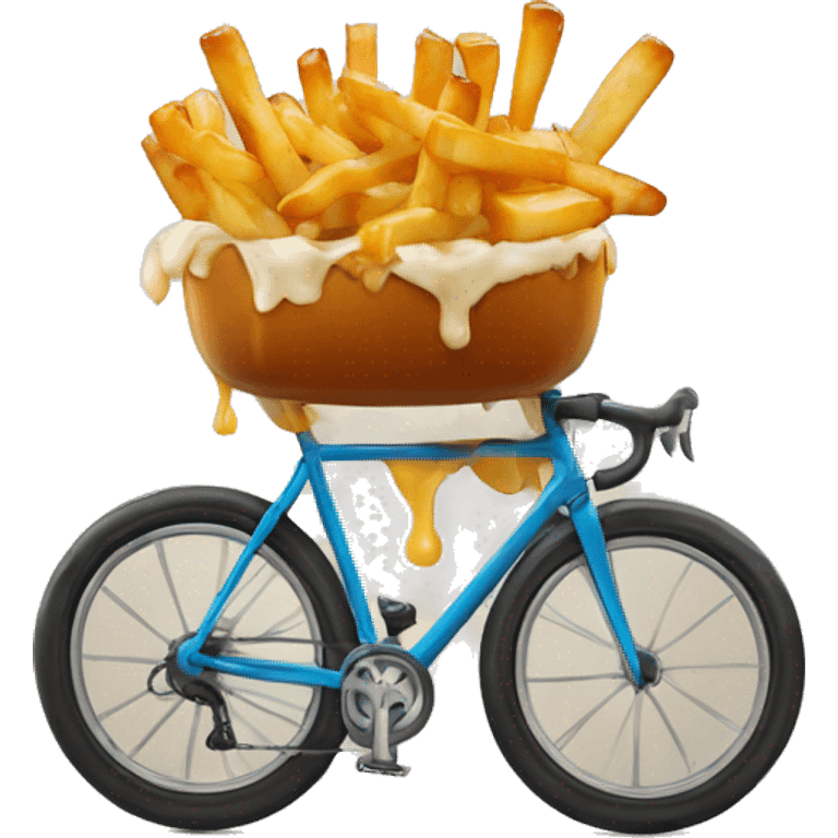 Poutine a velo  emoji