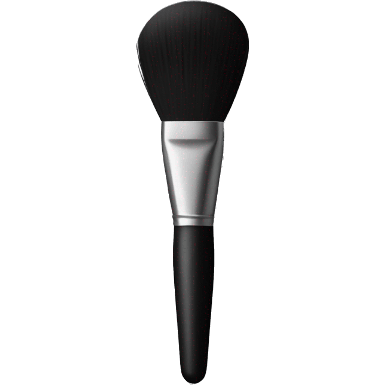 Black makeup brush emoji