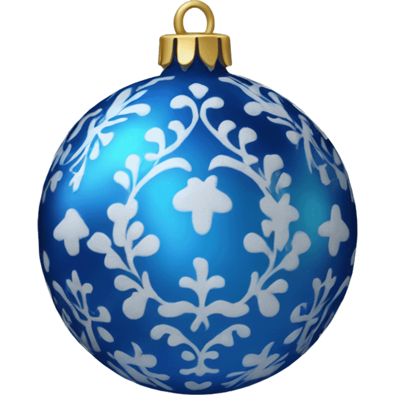 Blue ornament emoji