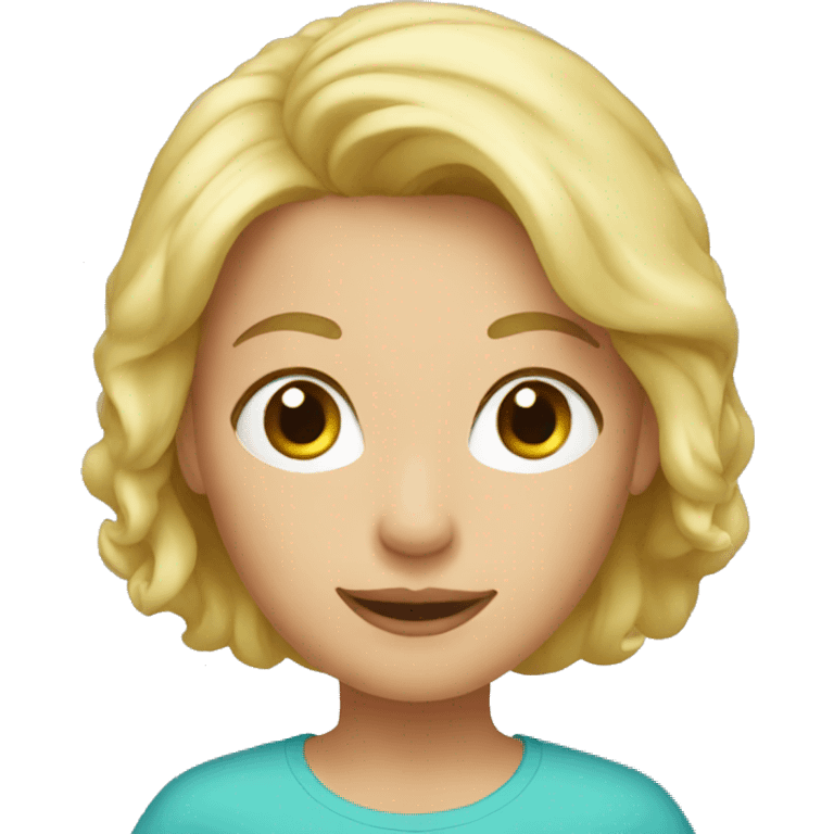 blonde mom emoji