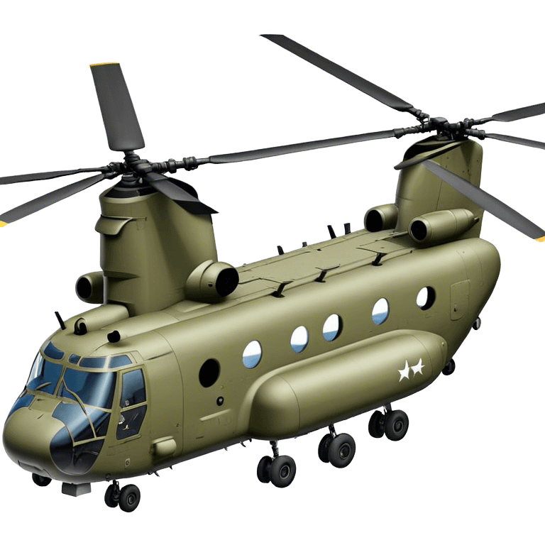 CH-47 Chinook Helicopter - boeing emoji