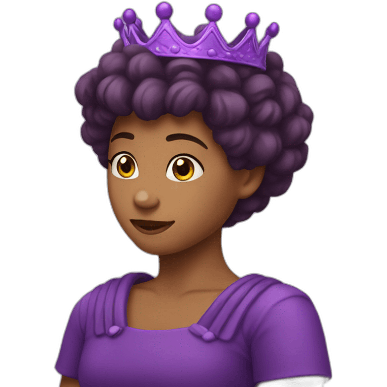 Violete-crown emoji