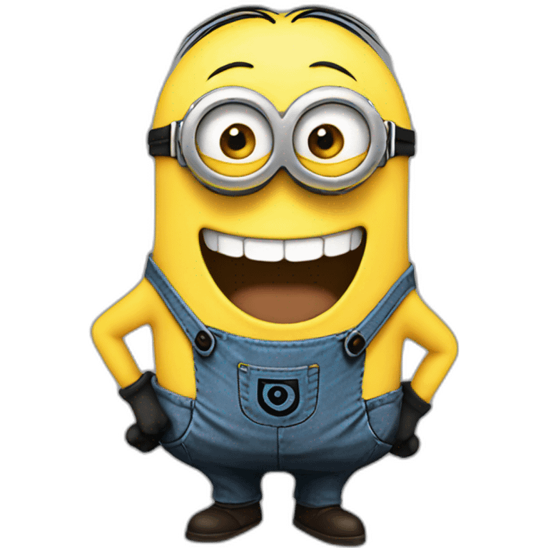 laughing minion emoji