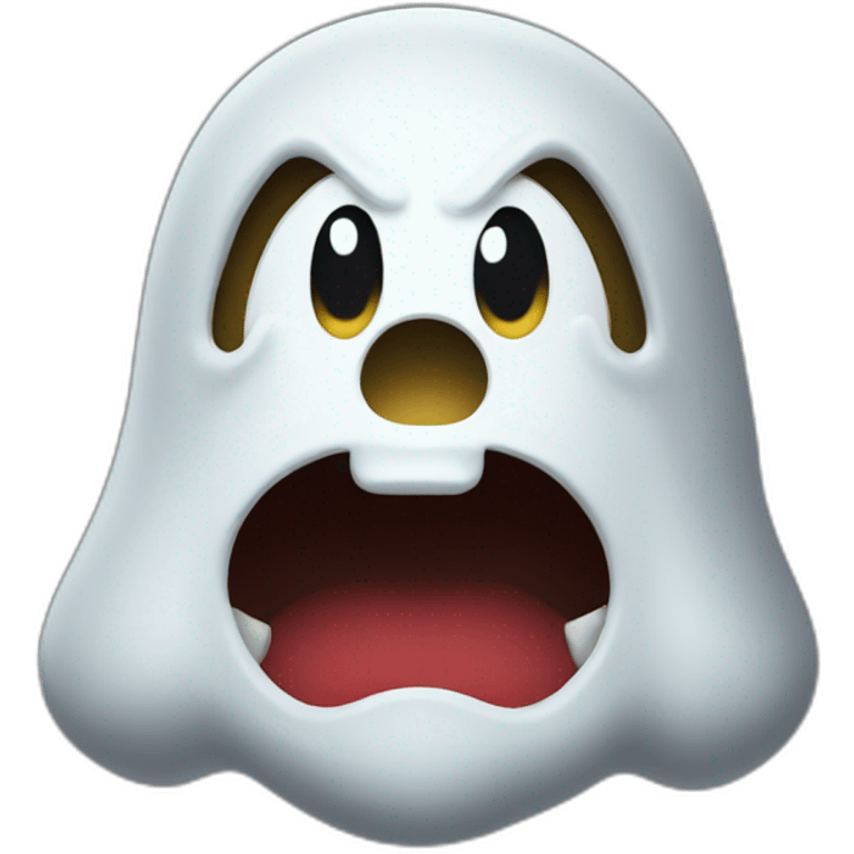 super mario ghost emoji