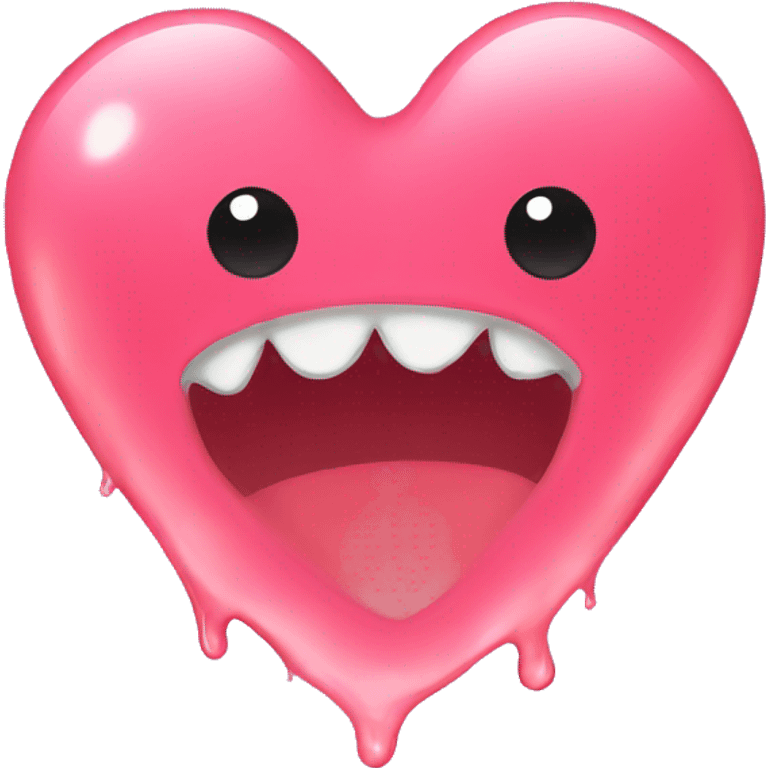 Slime heart  emoji