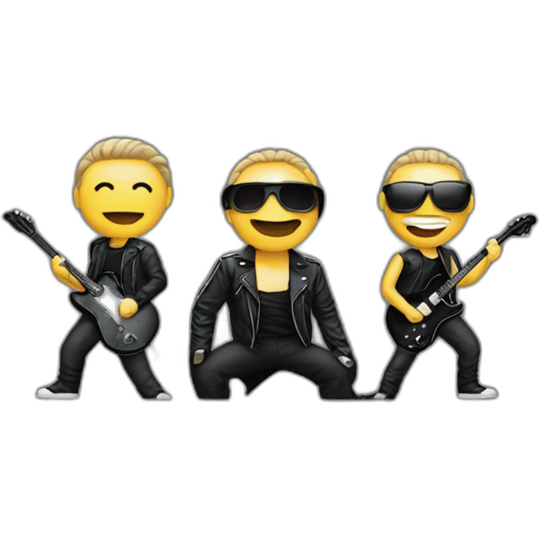 U2 on stage emoji