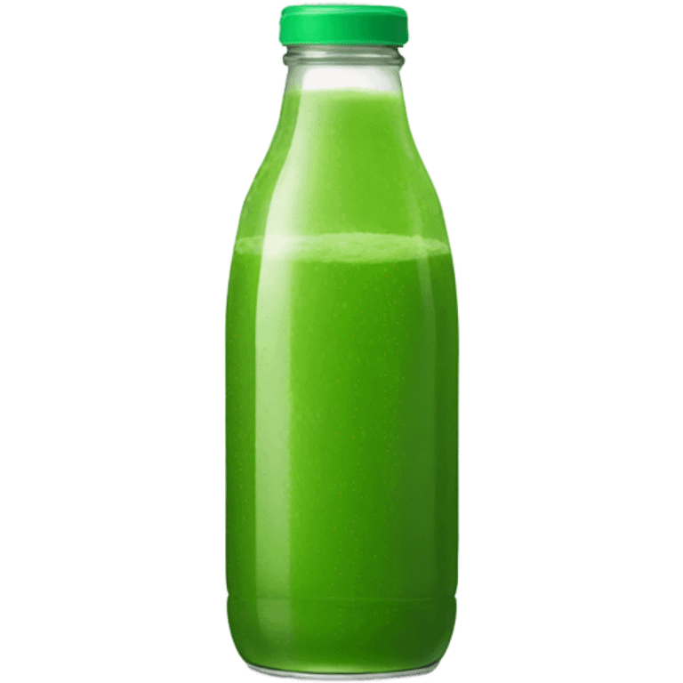 Bottled green juice emoji