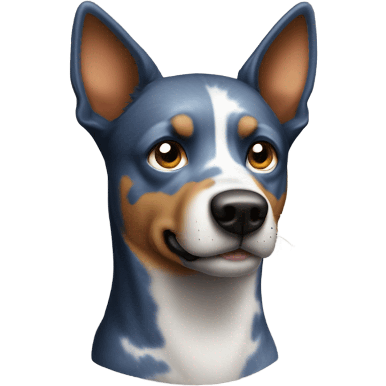 Blue heeler mixed with a kelpie emoji