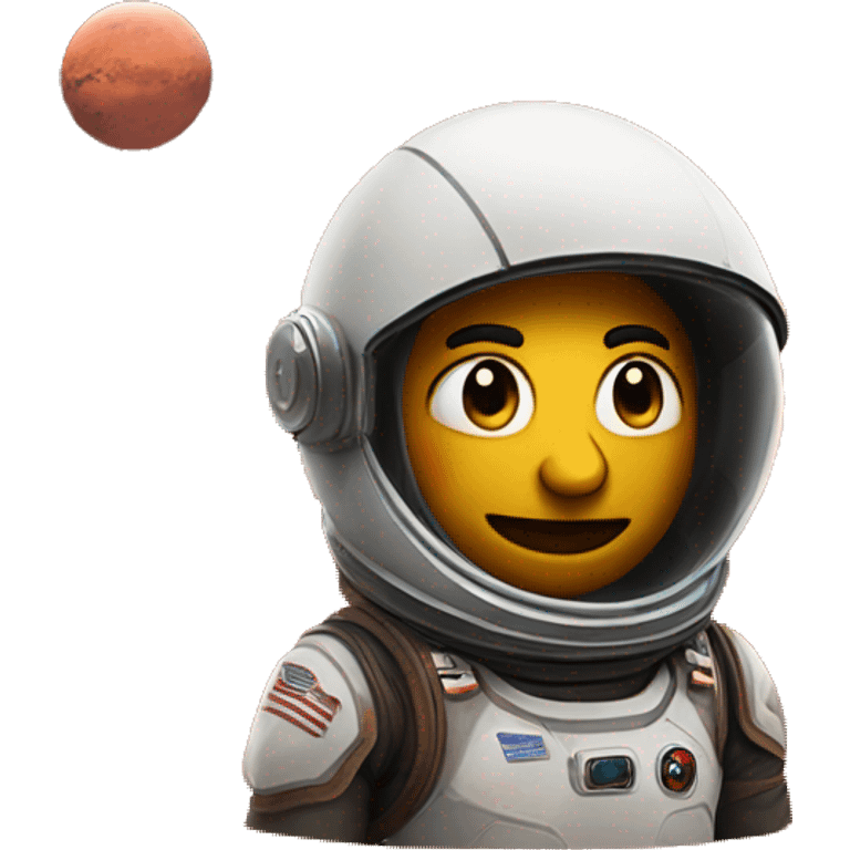 sus looking planet mars emoji