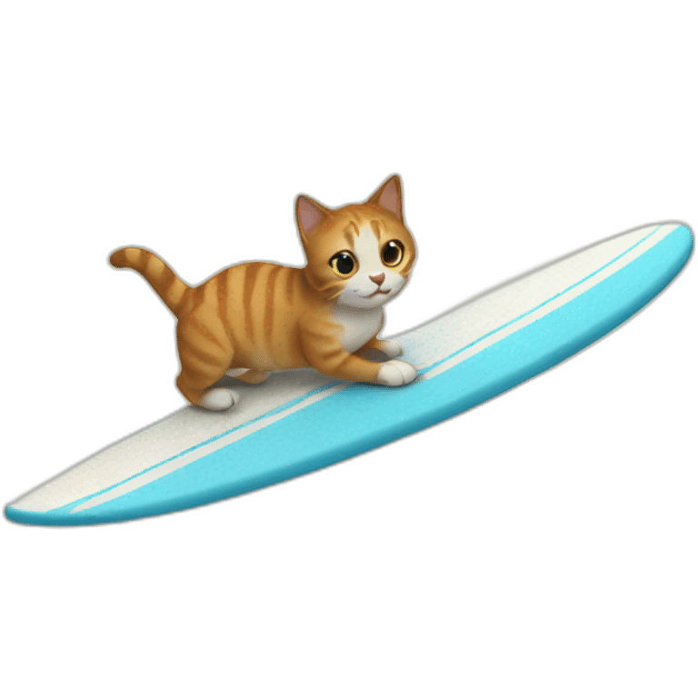 cat on a surfboard emoji